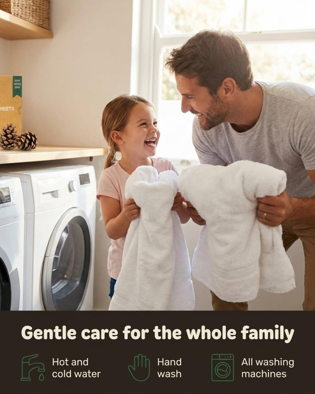 Laundry Detergent Sheets - Eco-Friendly, Up to 160 Loads, 80 Laundry Sheets