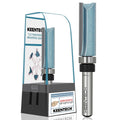 Flush Trim Router Bit, 1/4" Shank x 1/2" Dia x 1-1/2" Depth | 10X Lifespan, Pattern Bit, Top Bearing, Industrial