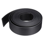 uxcell S5M Open Ended Timing Belt, 45mm Width x 4 Meter Length, 5mm Pitch Length, Steel Wires Inside Synchronous Belt, Black
