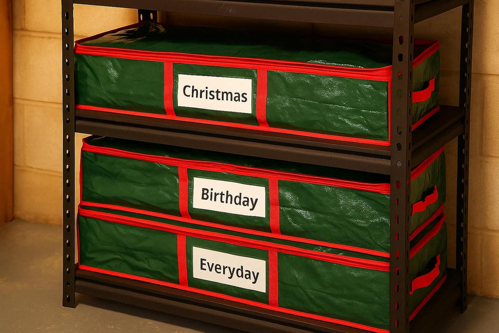 Underbed Gift Wrap Organizer,Gift Wrapping Paper Storage Container,Holds up to 20 Rolls,41"W x 14"D x 5.5"H (Green)