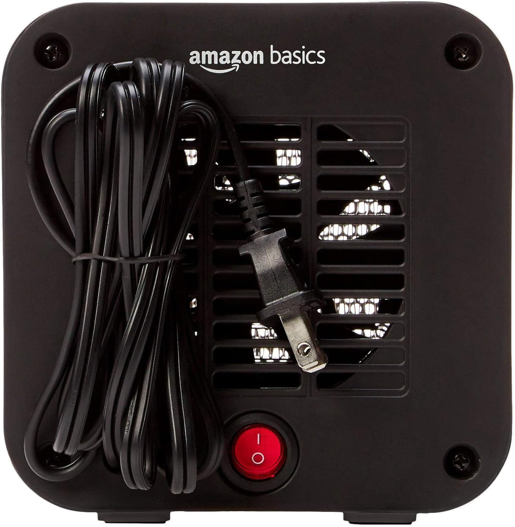 Ceramic Space Heater, Portable Mini Heater for Office Desk, 500W, With Tip-Over Protection, Lightweight 1.4 lbs