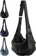 Dog Sling Carrier for Small Dogs 5-18lb, Dog Sling for Small Dogs and Cats, Dog Carrier with Adjustable Padded Strap