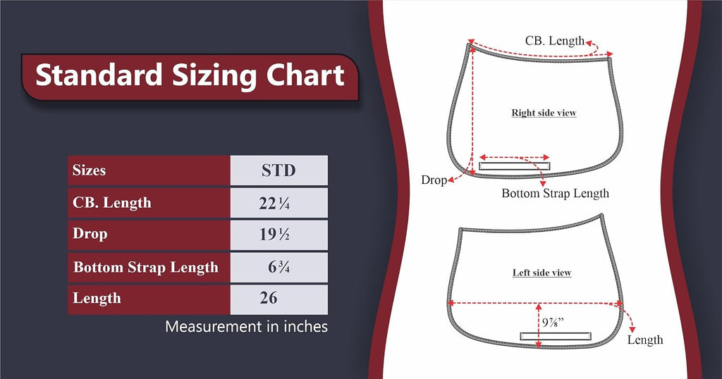 Basic All Purpose Horse Riding Saddle Pad