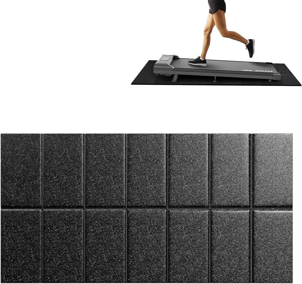 Walking Pad Treadmill Mat for Carpet Floors,55x24 Hardwood Floor Protection | Treadmill Mat for Hardwood Under
