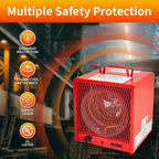 240V Electric Space Heater for indoor use with Thermostat Control