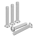 DTGN M5-0.8x35mm Button Head Socket Cap Screw 25Pack 304 SS Whitewashed