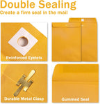 11.5 x 14.5 inch Clasp Envelopes, Manila, 100 Pack