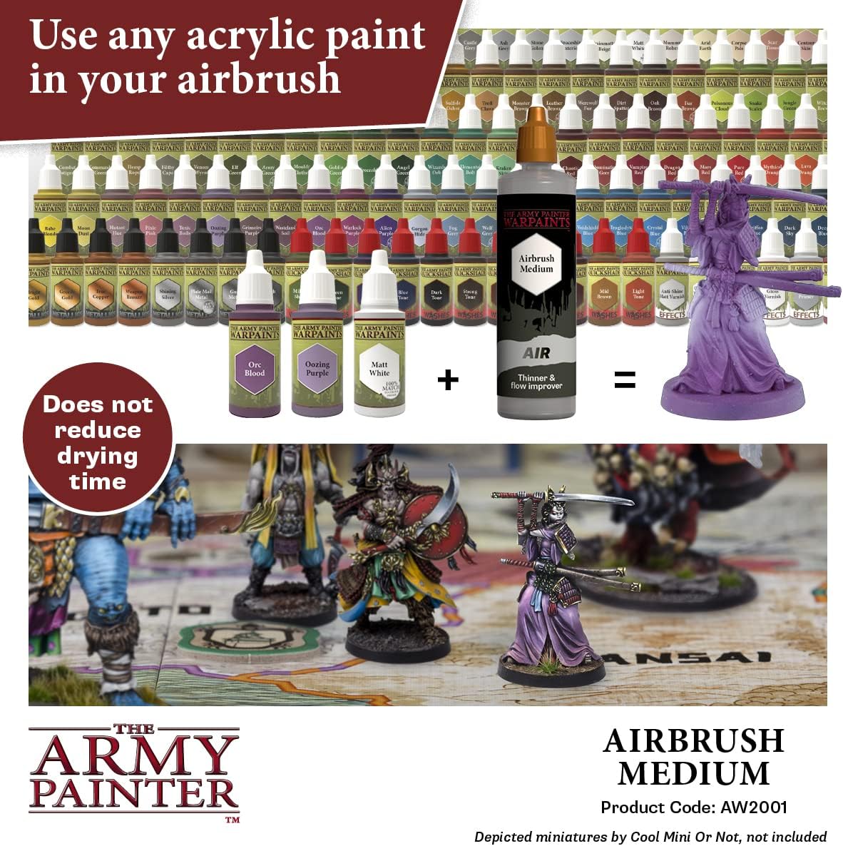 Airbrush Medium, 100 ml dropper bottle