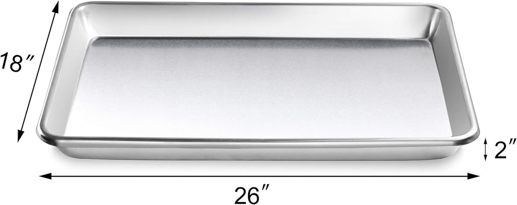 Sheet Pan/Bun Pan, 18" L x 26" W x 2" H Full Size