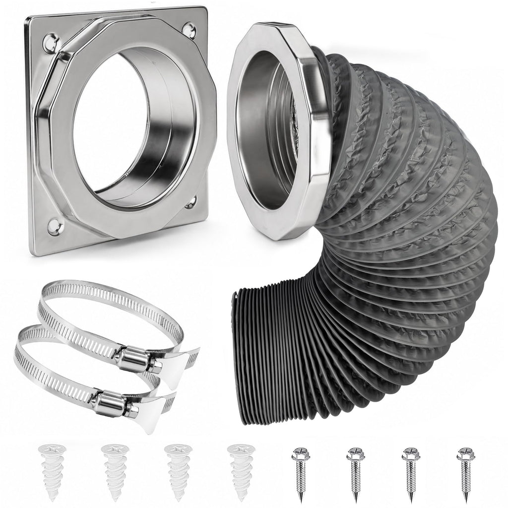 Wnfou Magnetic Dryer Vent Connector Kit, 4-Inch Quick Connect Coupling