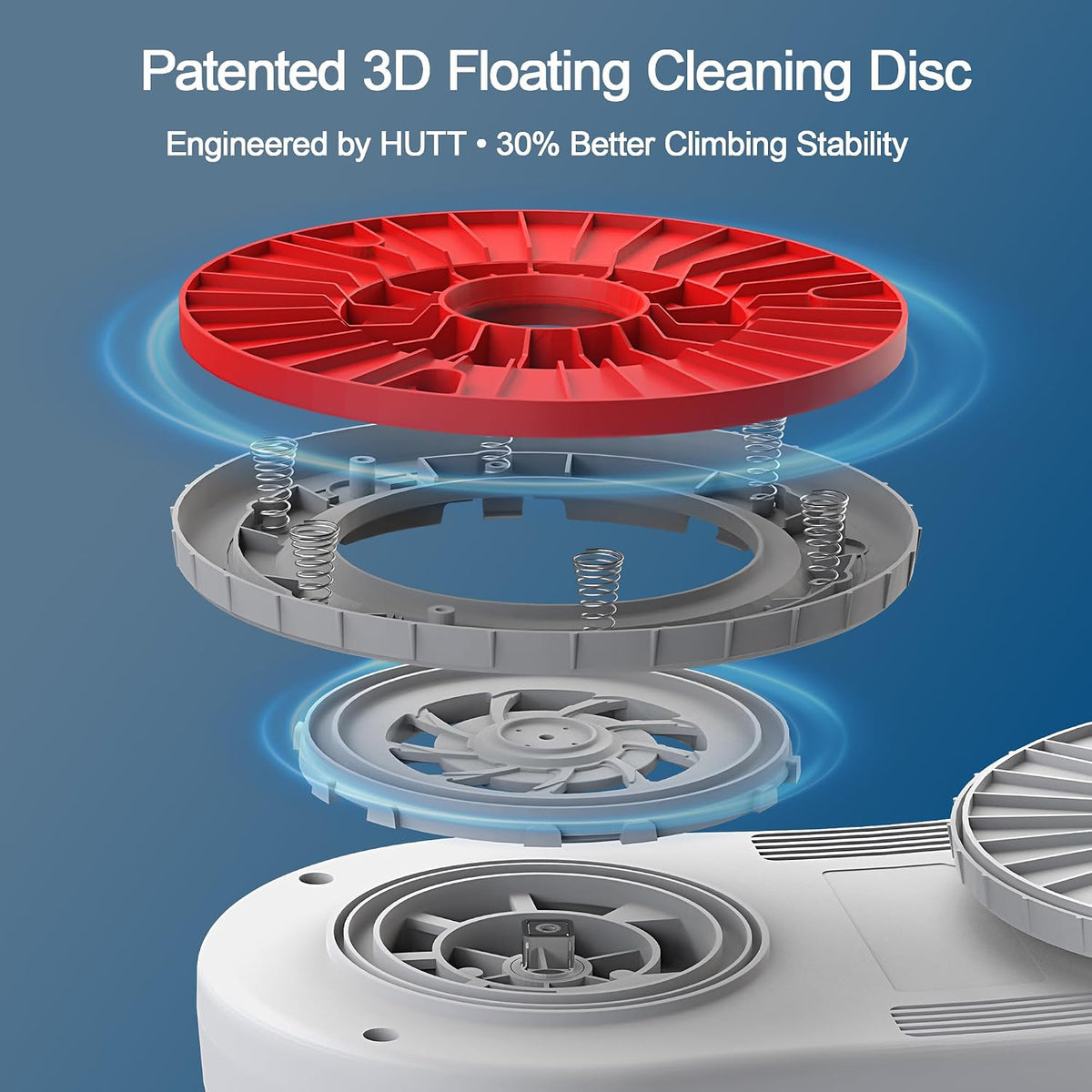 S55 Pro Window Cleaning Robot, 3D Floating Pads, Up to 6500Pa Suction, HydroJet Pump Spray, SLAM 4.0 Navigation, 80ml