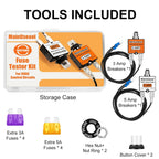 Fuse Popper HVAC, 3 AMP & 5 AMP Resettable Fuse Kit with Extra Fuses & Storage Case, Control Circuit Tester 24V AC/DC & 125/250V AC
