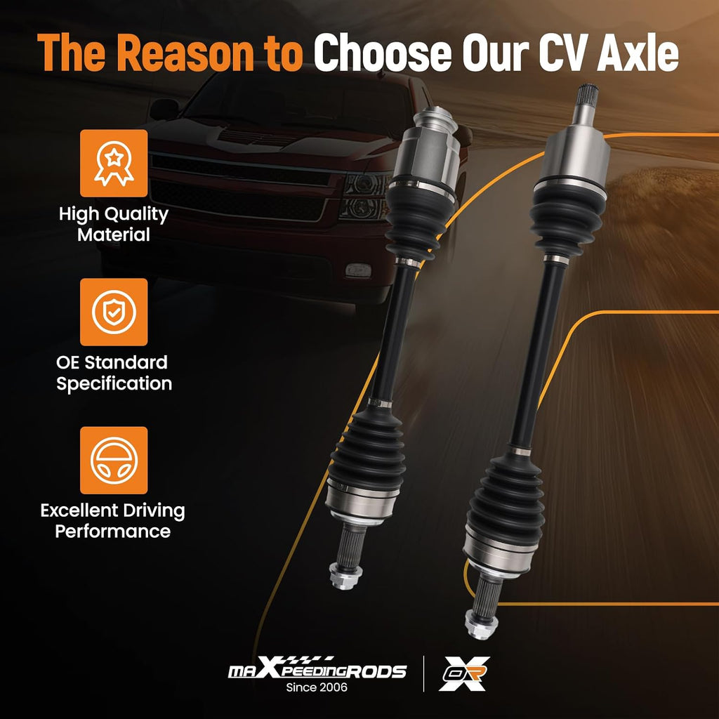 maXpeedingrods Front Left and Right CV Axle Assembly for Honda Accord