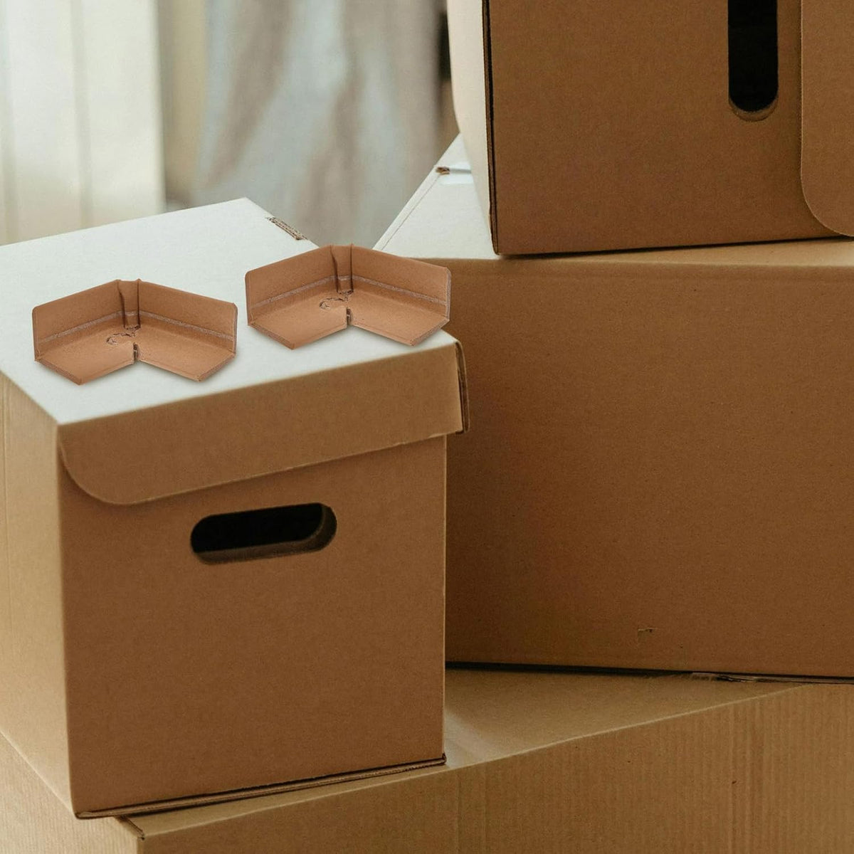 Cardboard Corner Protectors L-shaped Edge Guards 50pcs