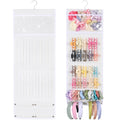Hair Claw Clip Organizer, Large Transparent Bag for Scrunchies Holder and Hair Ties Organizer with Women Girls, Hair