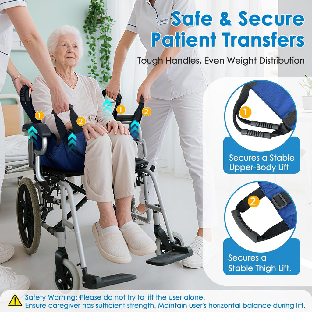 Transfer Sling For Elderly And Disabled Patient Lift Transfer Belt Board From Bed To Wheelchair Emergency Evacuation