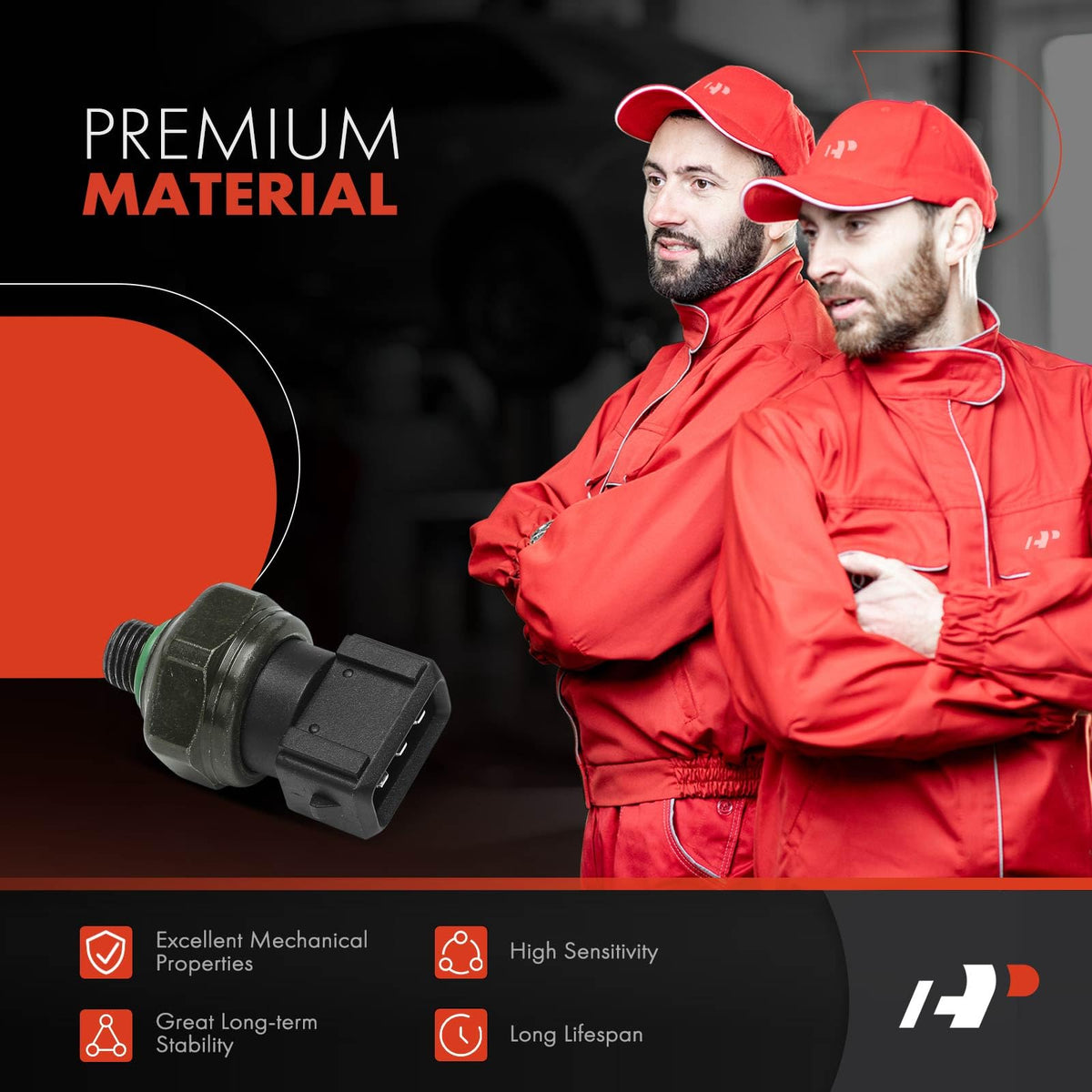 A-Premium A/C Refrigerant Pressure Switch Sensor Compatible with Volvo