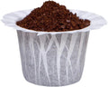 100 Count Disposable Coffee Paper Filters,Compatible with Keurig Brewers Single Serve 1.0 and 2.0, Fit all Reusable