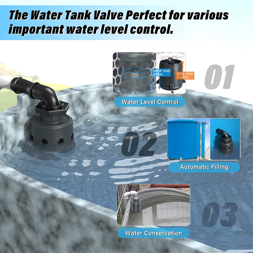 1" Float Valve for Stock Tank Designed for Water Level Control