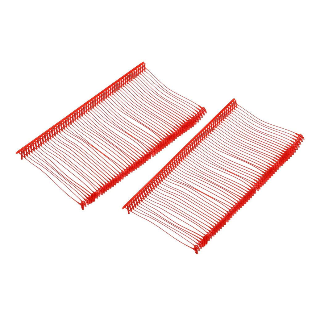 5000Pcs Standard Tagging Gun Fasteners,2 Inch Red Garment Tags Label Gun Plastic Refills, Fabric Tag Attachments Gun