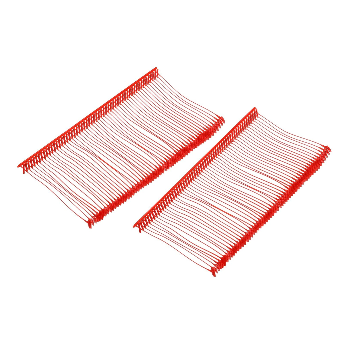 5000Pcs Standard Tagging Gun Fasteners,2 Inch Red Garment Tags Label Gun Plastic Refills, Fabric Tag Attachments Gun
