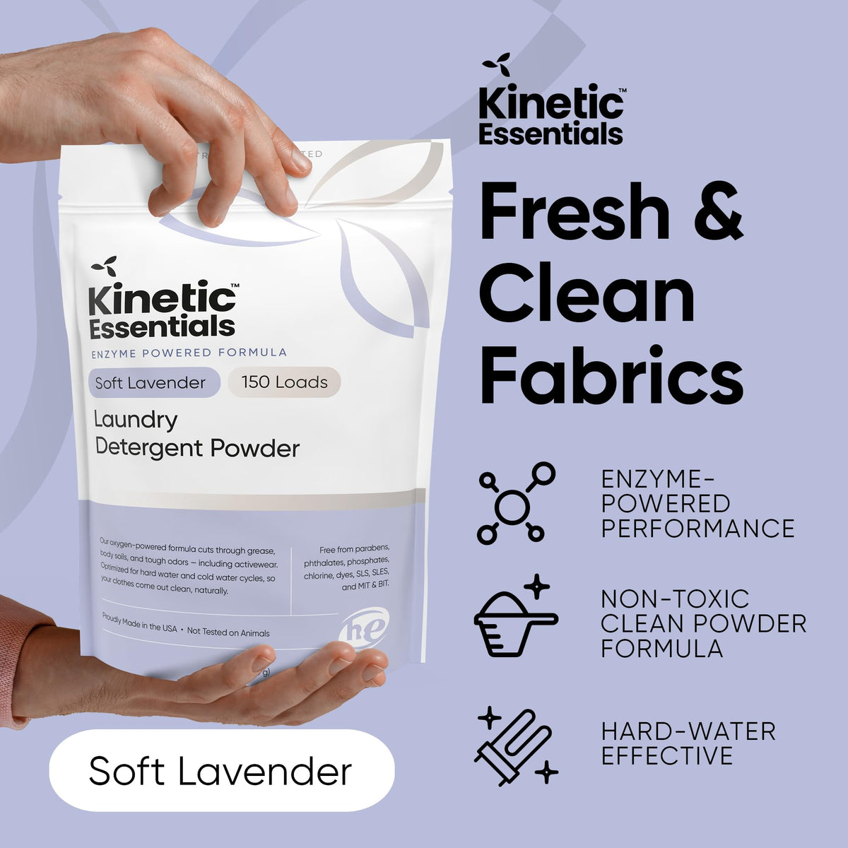Plant-Based Enzyme Laundry Detergent Powder - 150 Loads
