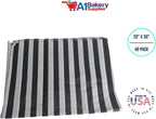 Black & White Stripes Tissue Paper 20 X 30 - (48 Pack)