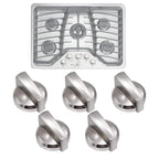 5PCS WB03X25796 Gas Cooktop Knob Compatible with GE Profile Stove Knobs