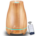 Essential Oil Diffusers 200ML Diffuser Remote Control Aromatherapy Diffuser with 7 Color Lights, Auto Shut-Off for