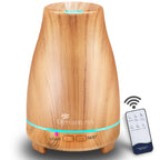 Essential Oil Diffusers 200ML Diffuser Remote Control Aromatherapy Diffuser with 7 Color Lights, Auto Shut-Off for