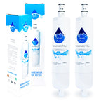 2-Pack Replacement for KitchenAid KSRK22ILSS03 Refrigerator Water Filter