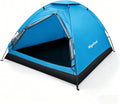 1-2 Person Camping Tent, Easy Manual Setup Dome Tent, Waterproof Windproof Lightweight Backpacking Tent with