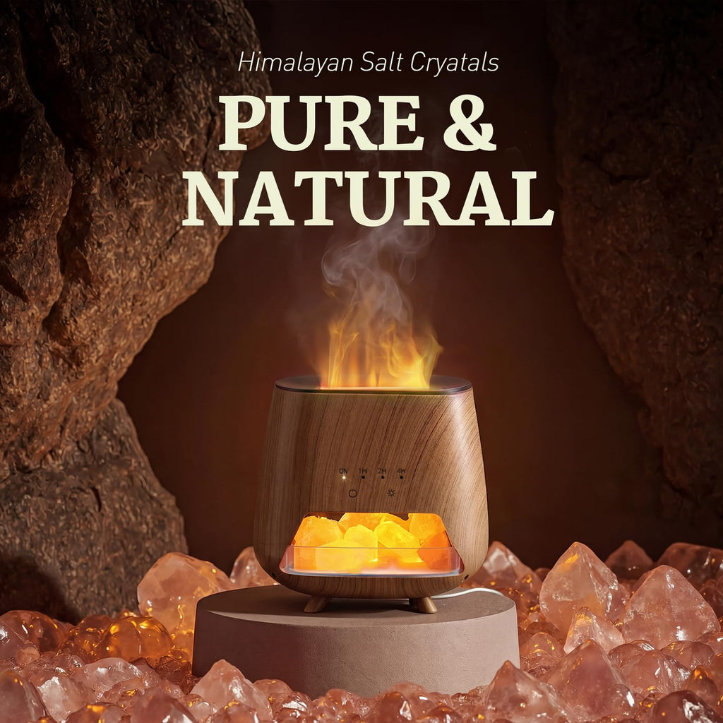 Essential Oil Diffuser for Home: 𝟒-𝐢𝐧-𝟏 Himalayan 𝐒𝐚𝐥𝐭 Lamp