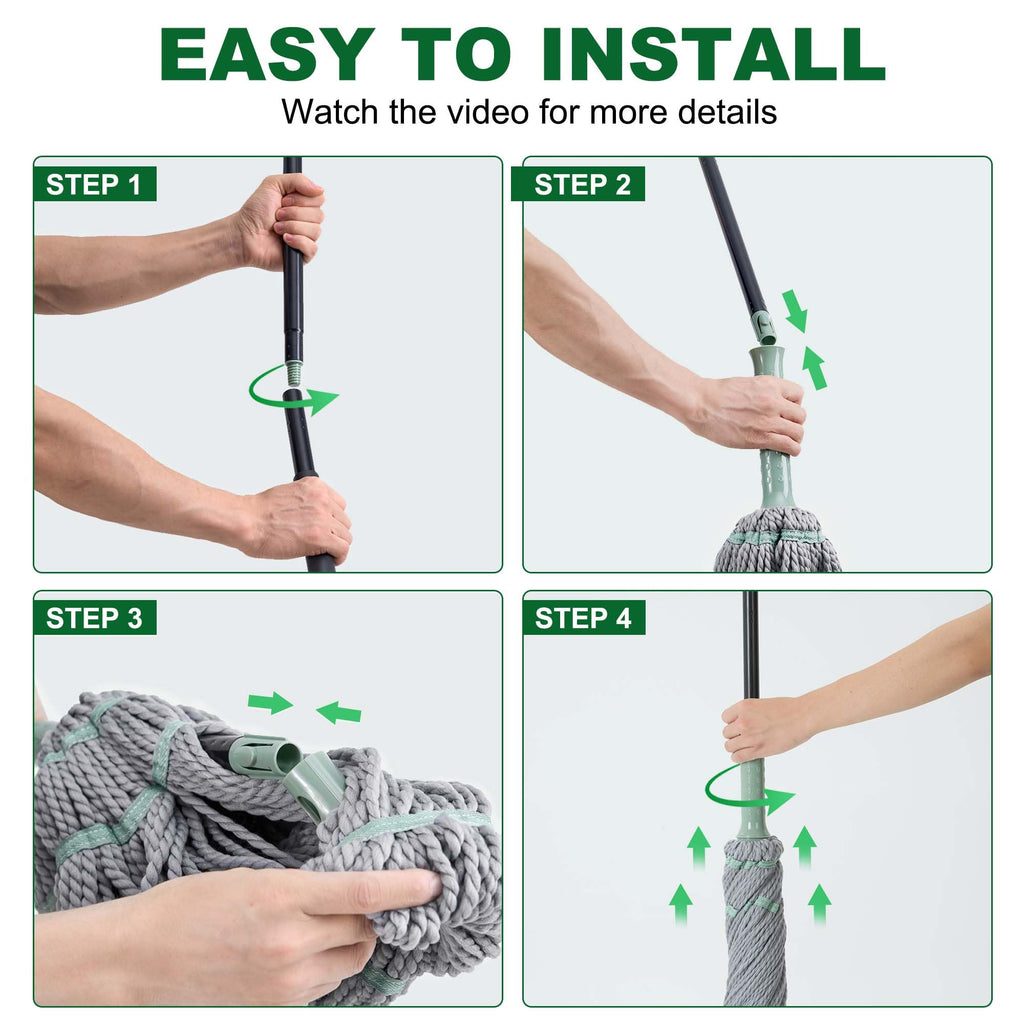 Self Wringing Twist Mop for Floor Cleaning