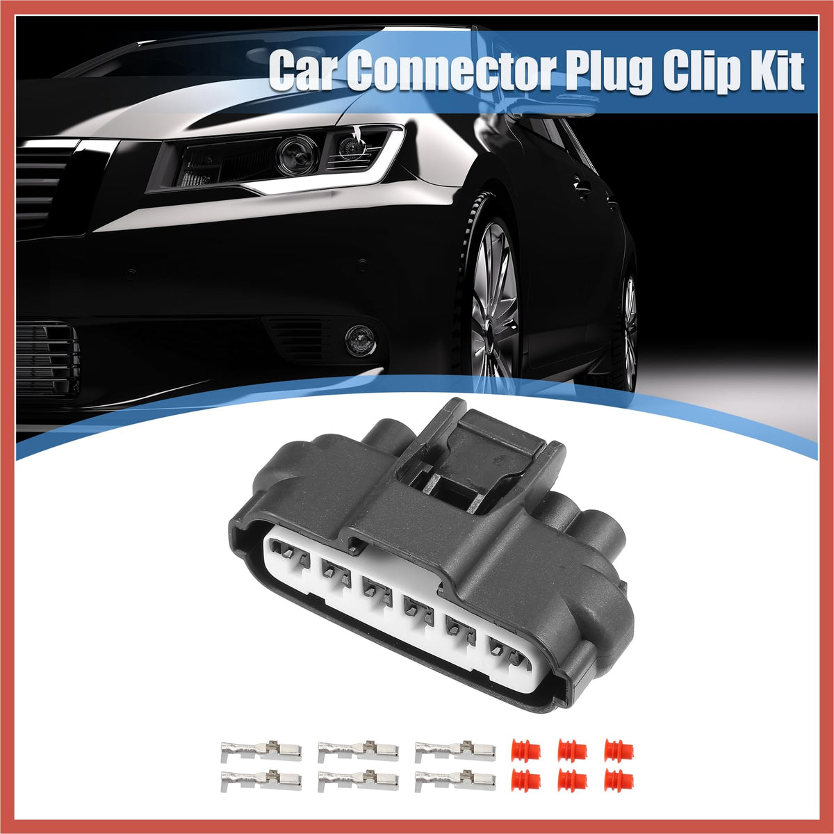 ACROPIX 6 Pin Throttle Position Sensor Connector Adapter Plug Kit for Car