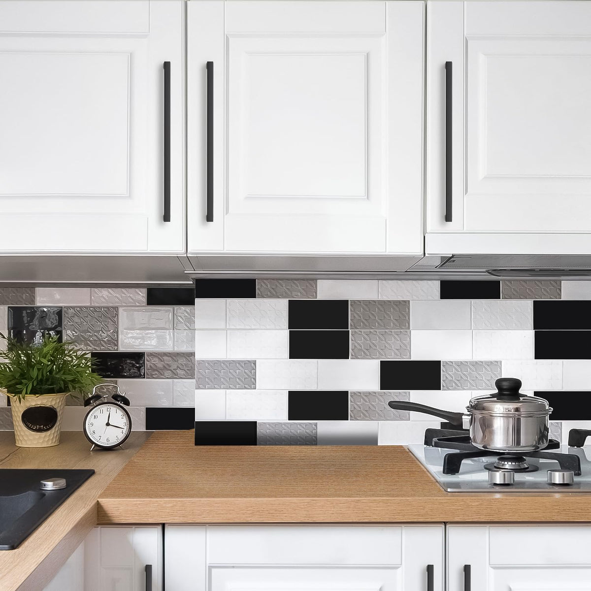 Matte Black Kitchen Cabinet Handles 10 Inch Pulls 35 Pack