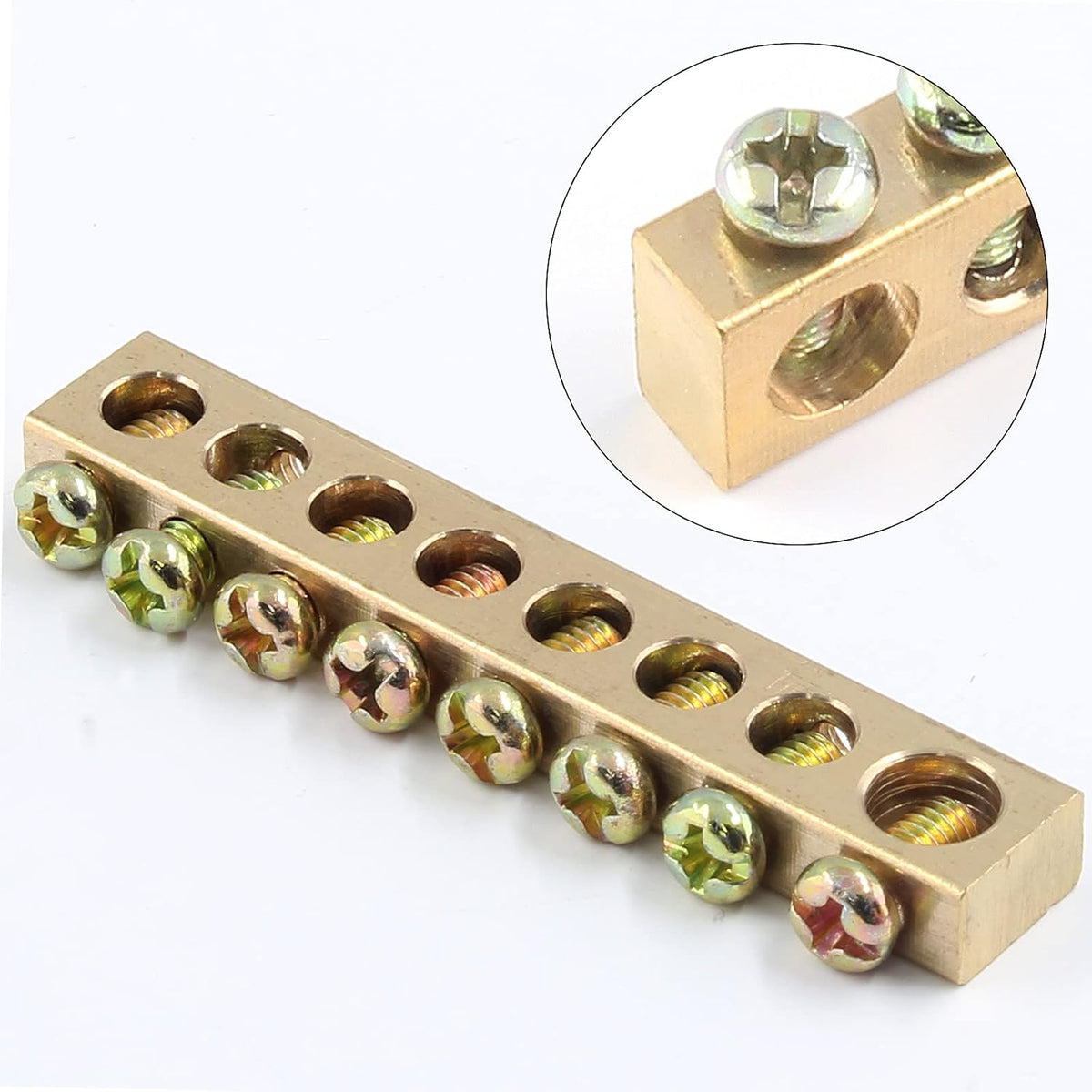 Bonsicoky 4Pcs Terminal Ground Bar Kit, 8 Terminal Positions