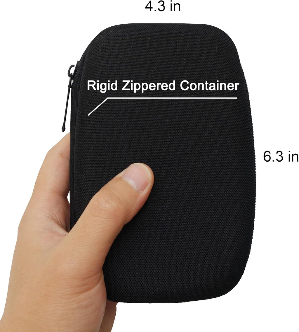 9mm Pistol Cleaning Kit, Handgun Cleaning kit for .357 .38 with 9mm Gun Snakes in a Rigid Zippered Container