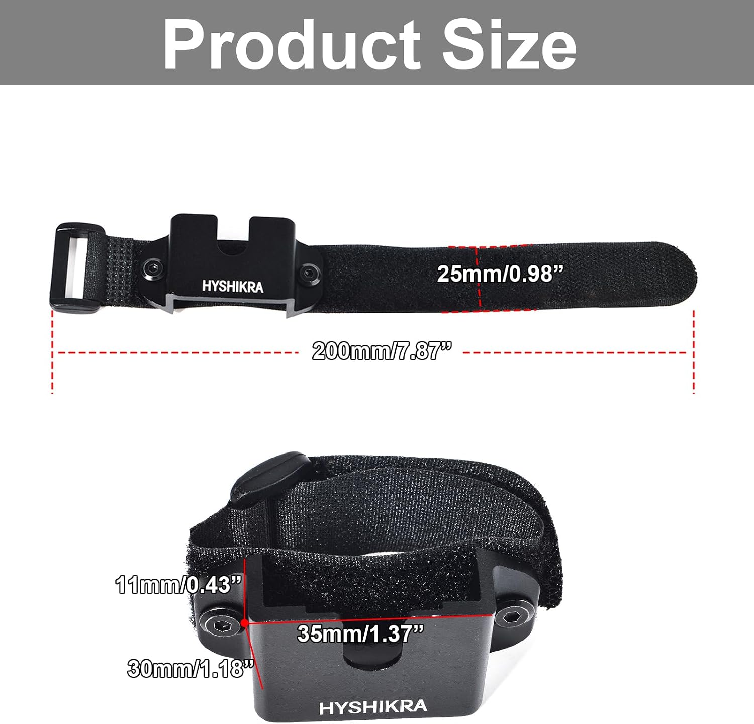 Universal Two-Way Radio Mount for Backpacks & Shoulder Straps - Heavy-Duty Hook and Loop Design for Baofeng Kenwood