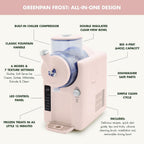 Frost Ice Cream Maker & Slushie Machine, Soft Serve, Sorbet, Margaritas, Milkshakes, Frozen Yogurt, No Pre-Freezing