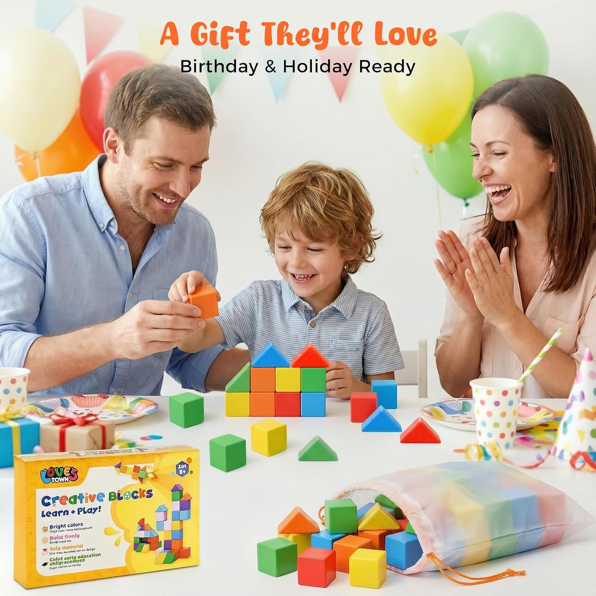 28PCS Large Magnet Building Blocks, 1.3inch, with a Storage Bag