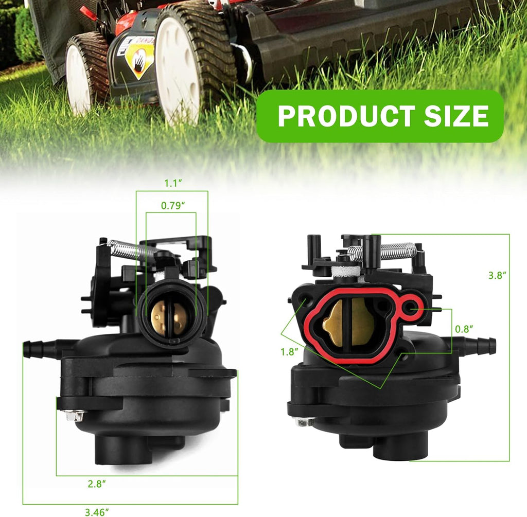Rakiyada 799584 Carburetor Fits 6.75-7.25HP 163cc Lawn Mower Engine