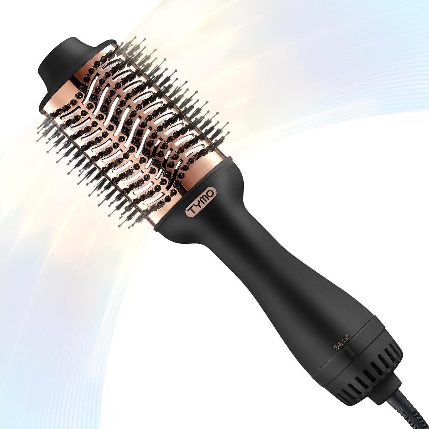 Hair Dryer Brush Blow Dryer Brush in One, 4 in 1 Ionic Hairdryer and Styler Volumizer with Oval Titanium Barrel, Hot