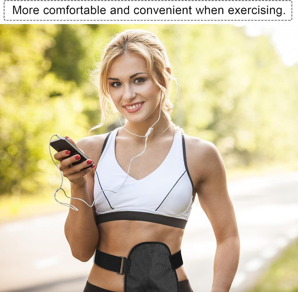 2 Pcs Ostomy Bag Cover with Adjustable Belt, Waterproof Pouch Liner