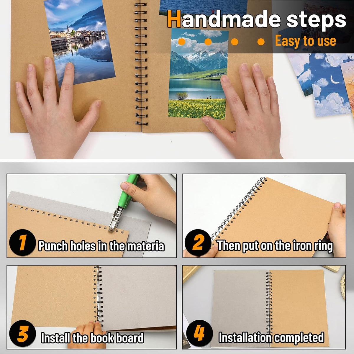 20Pcs Book Board 8.5 x 11", 80PT Chipboard for Book Binding Cover
