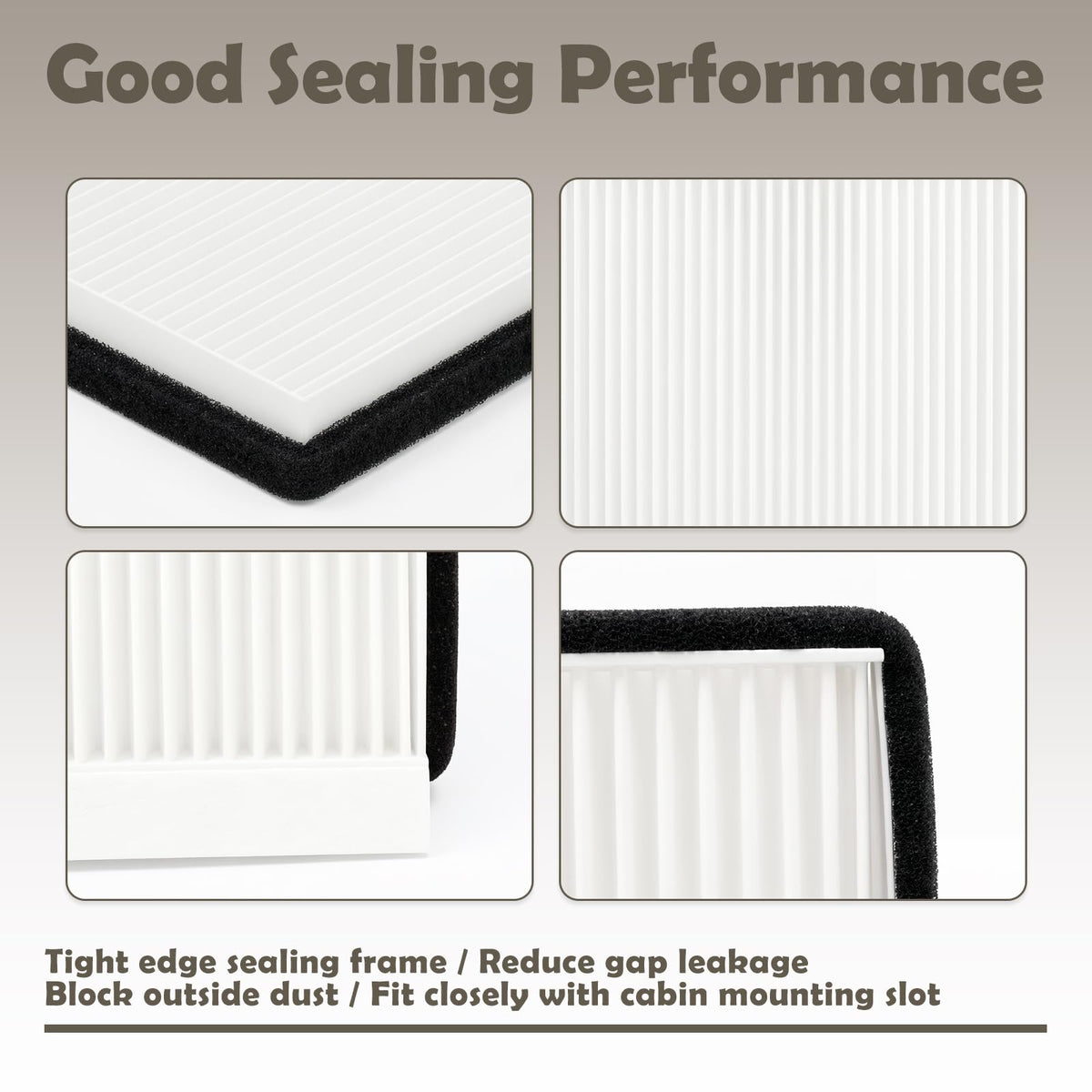 VAINELY RD579-53730 Cabin Filter 2-Pack Replacement for Kubota Excavator