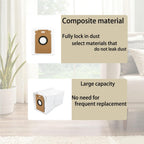 10 Pack Compatible for Roborock Disposable Dust Bag for Auto Empty Station