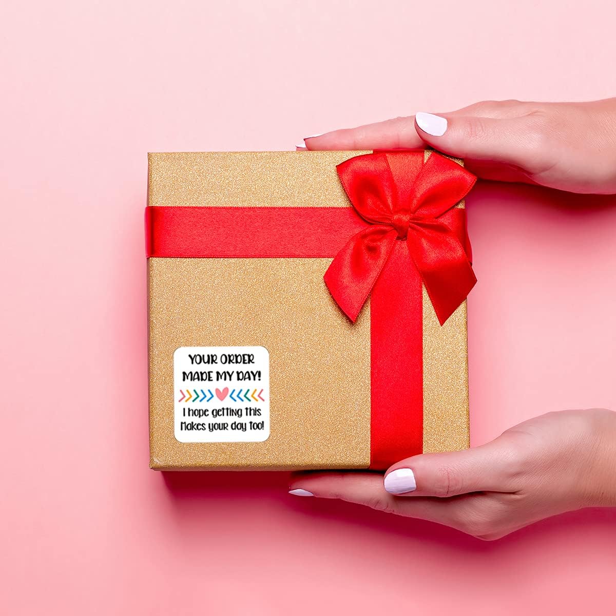 Your Order Made My Day Stickers,Thank You Sticker Small Business
