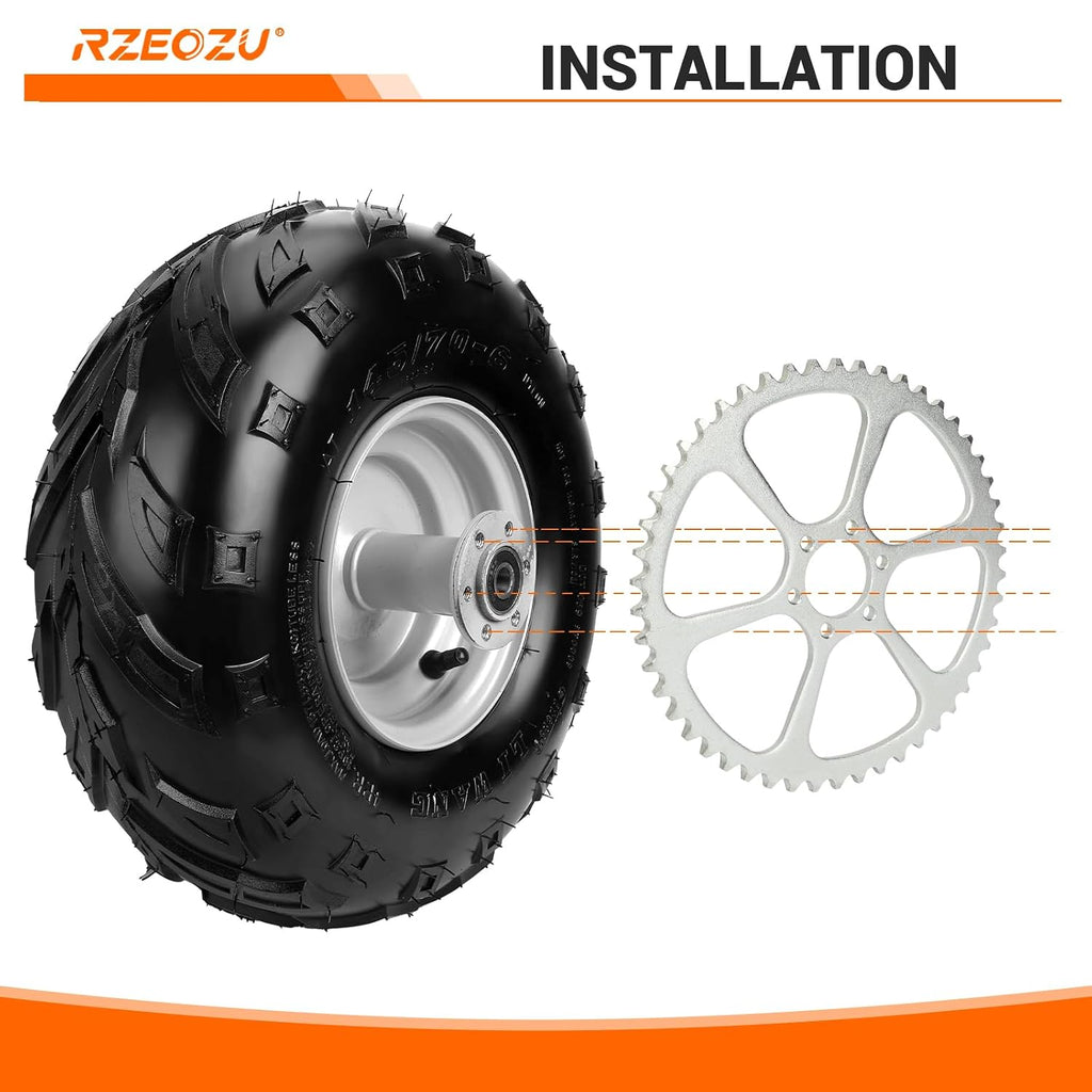 50 Tooth Rear Sprocket 420 Chain Compatible with #40 41 420 Chain