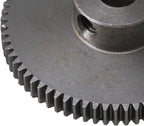 72 Teeth Steel Pinion Gear 6mm Shaft Hole 0.5 Module Spur Gear Small Size for DIY
